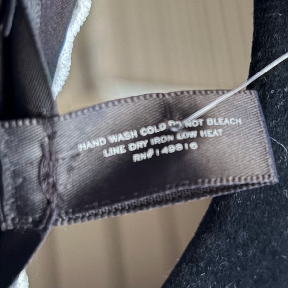 🆕 AQUA Black Tweed Lace Trim Button Front Dress Bloomingdale’s Office Size M - Picture 15 of 16